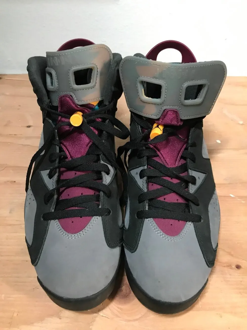 Mens size 12 Jordan 6 Air Bordeaux